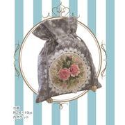 ローズレース巾着