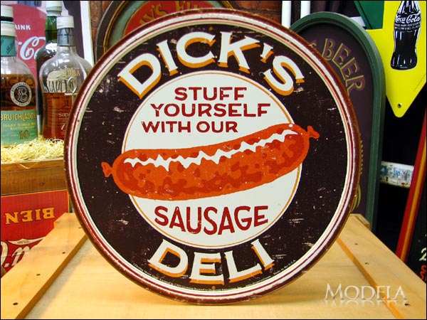 アメリカンブリキ看板 Dick's Sausage