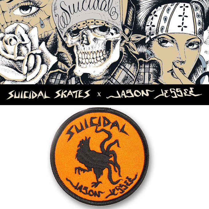 "SUICIDAL×J.JESSEE  ROOSTER 3"" PATCH  15218"