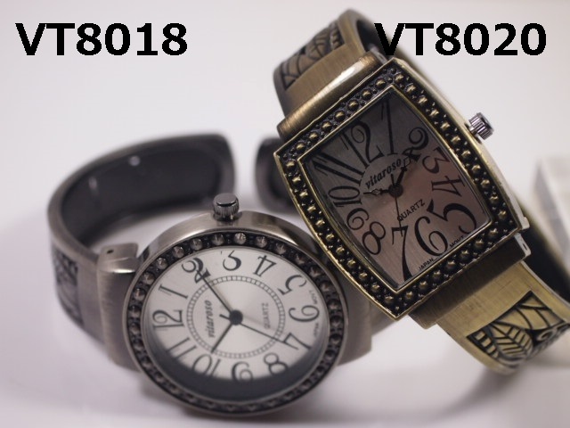 VITAROSOレディース腕時計　バングルウォッチ　日本製ムーブメント　アンティーク仕上げ
