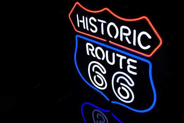 HISTORIC ROUTE66 ヒストリック ルート66 （ネオン管 看板 アメリカン