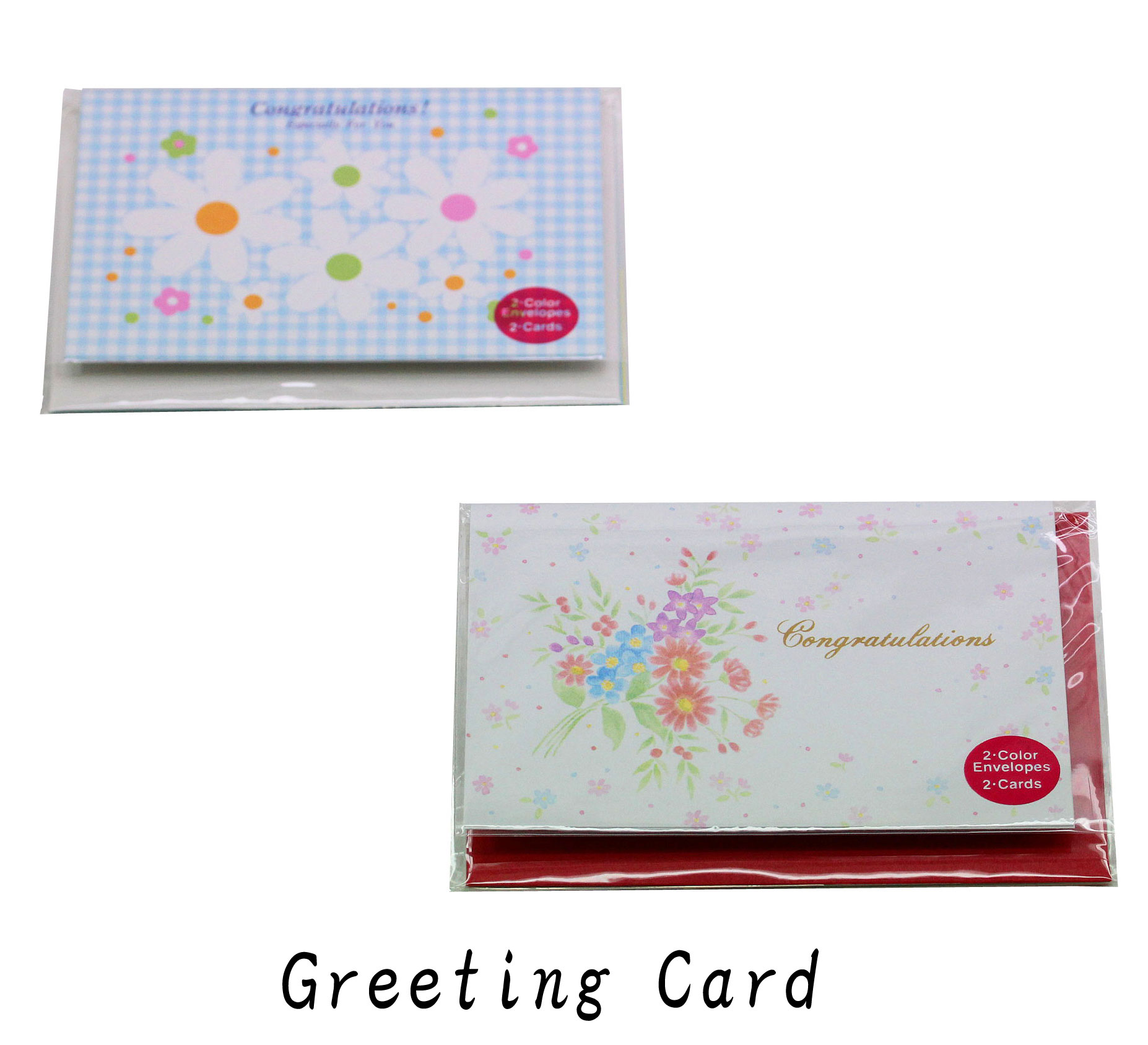 【Ｇreething Card 5-5】　グリーティングカード（おめでとう！）