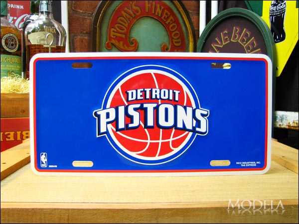 ライセンスプレート NBA DETROIT PISTONS