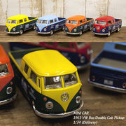 【1963 VW Bus Double Cab Pickup (Delivery) 1:34(M)】ダイキャストミニカー12台セット★