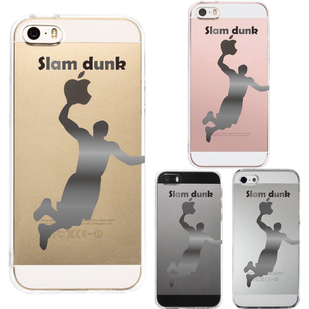 iPhone SE 5S/5 対応 アイフォン ハード クリア ケース カバー バスケットボール スラムダンク