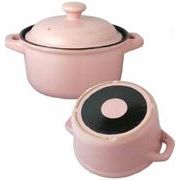 IH対応欧風土鍋 24cm PK