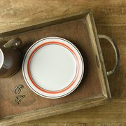 【特価品】スノートンオレンジ 16.4cmパン皿[B品][美濃焼]