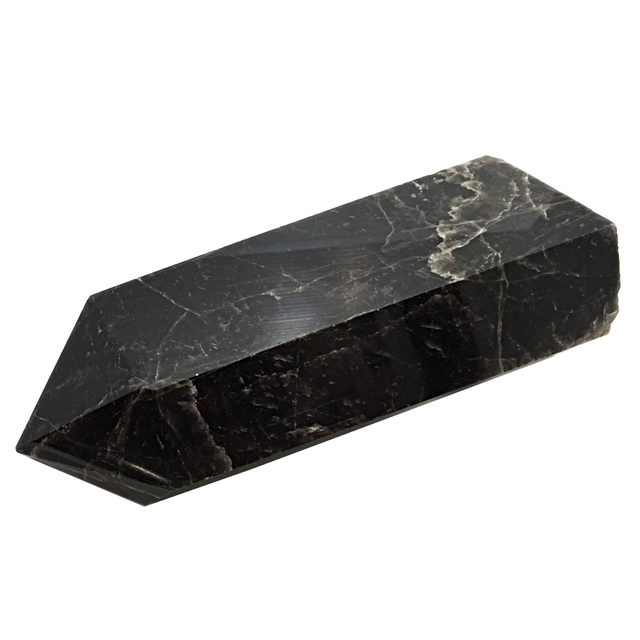 ≪特価品≫天然石 スピリチュアルパワーストーン モリオン黒水晶 ポイント  約 200x89x61mm　1740g