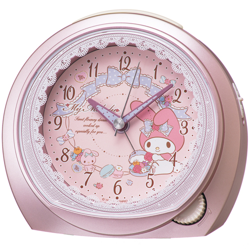 【新品取寄せ品】セイコー製目覚まし時計 マイメロディ CQ143P