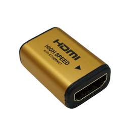 HORIC HDMI中継アダプタ ゴールド HDMIF-027GD