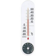 EMPEX 温・湿度計 くらしのメモリー温・湿度計 壁掛用 TG-6621 ホワイト