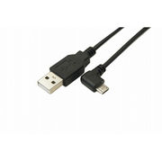 変換名人 USB A to micro左L型100cmケーブル USBA-MCLL/CA1