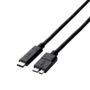 エレコム USB3.1ケーブル(認証品、C-microB) USB3-CMB10NBK