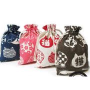 雑貨 プレゼント袋 ギフト用 ラッピング用 可愛い猫布収納袋