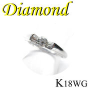 1-1504-01005 RDG  ◆ K18 ホワイトゴールド リング  鑑別付 ダイヤモンド 0.24ct　14.5号