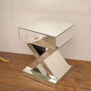 【ミラー家具】　コンソール　鏡　ディスプレイ台　サイドテーブル（直送可能）