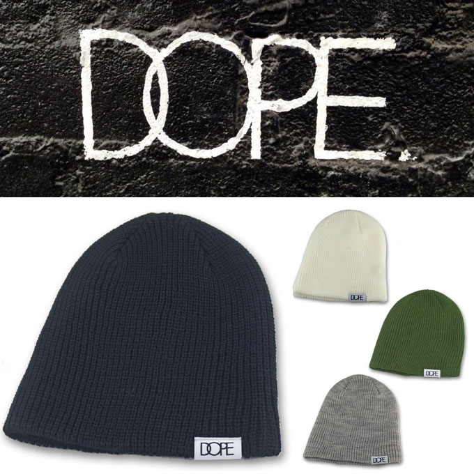 DOPE Woven Label Beanie  16084