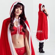【即日出荷】マント サンタコスチューム クリスマス コスプレ衣装【9225】