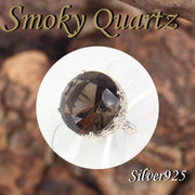 CSs リング / 11-0105  ◆ Silver925 シルバー リング スモーキークォーツ