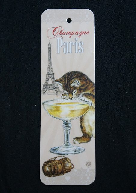 【 セブリーヌ ☆ フランス製 ブックマーク 】 Paris Champagne シャンパン シャンパーニュ しおり
