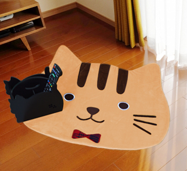 ルームマット(茶トラ猫)【 ほっこりめいとシリーズ 】