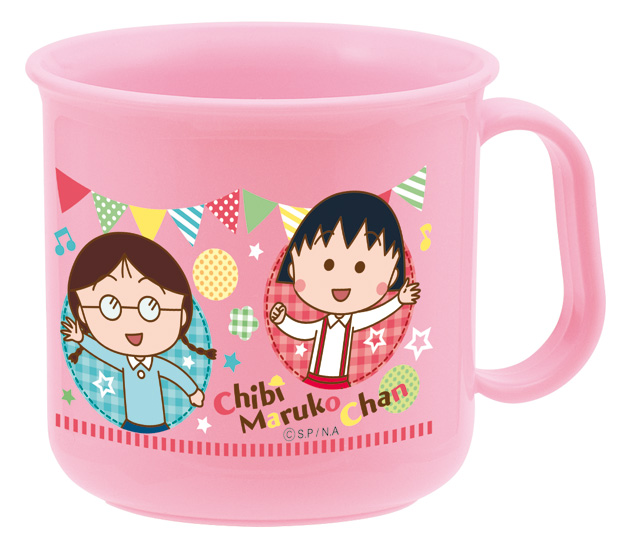 【即納】【独占販売】【日本製】ちびまる子ちゃん 耐熱コップ【電子レンジOK】【食洗機OK