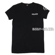 POLICE　半袖Tシャツ　タイプ3　バックプリントあり　ブラック　M