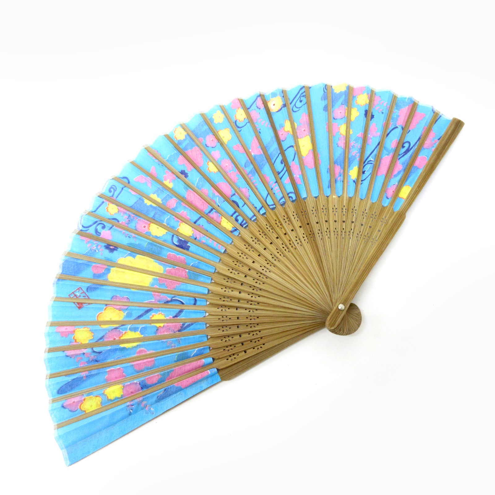 ファッション雑貨＞＜和雑貨・和土産＞高級シルク扇子 沖縄 琉球