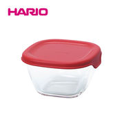 「公式」 耐熱ミニ角小鉢4個セット レッド MKK-2012-R  HARIO（ハリオ）