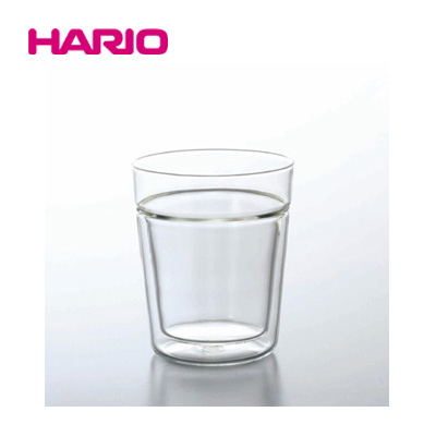 「公式」二重グラス　ツインロックグラス　260ml_HARIO(ハリオ)