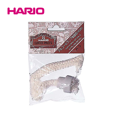 「公式」コーヒーサイフォン用・セトグチ付きランプ芯（芯2本入り）A-5_HARIO(ハリオ)