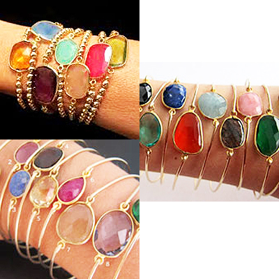 天然石パーツ・ジェムターミナルパーツ・gemstone parts ルビー