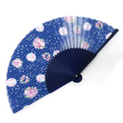 ＜ファッション雑貨＞＜和雑貨・和土産＞高級シルク扇子　花鞠　No.504-742
