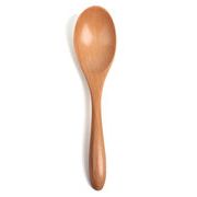 木製　 　ナチュラル 　カレースプーン　15CM
