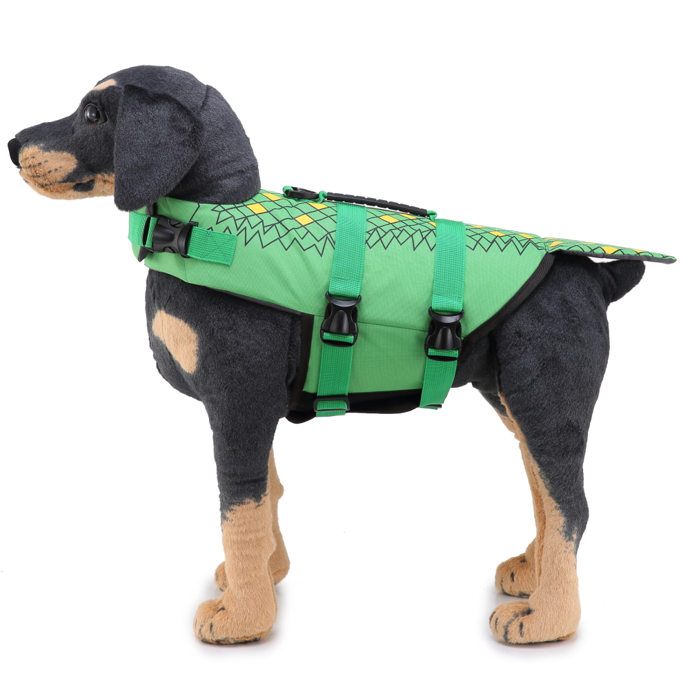犬/ワンちゃん/ペット用　ジャケット 浮き輪 海や川などの水遊びに　事故防止 あご乗せ あご乗せ浮き輪