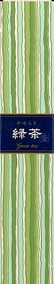 かゆらぎ　スティック　緑茶４０本 【 日本香堂 】 【 お香 】