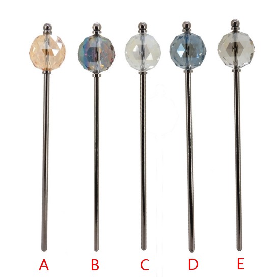 銅棒の簪亜克力水晶珠ヘアピン 古風と着物の髪飾り漢服和服飾り メグエンタープライズ 問屋 仕入れ 卸 卸売の専門 仕入れならnetsea