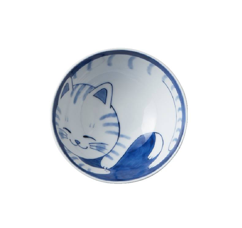 新品2点セット　美濃焼　ねこちぐら　茶碗　トラ　猫　ねこ　ネコ Amazon | ふくべ屋 美濃焼 ねこちぐら小皿 10 cm - ハチワレ、ミケ