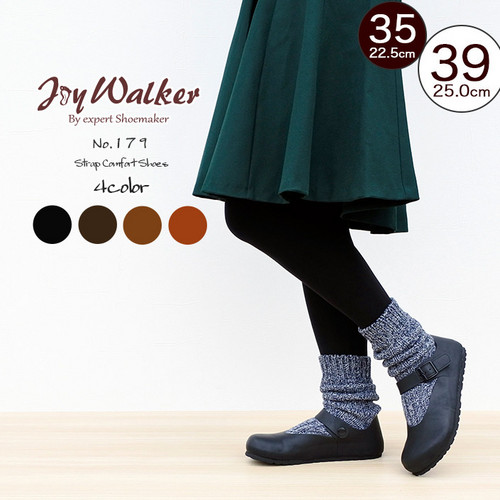 【joy walker】レディースサイズ　ストラップ シューズ　4色