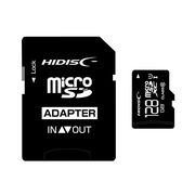 HIDISC microSDHCカード 128GB CLASS10 UHS-1対応 SD変