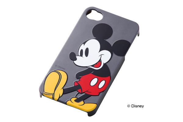 iPhone4/4S/【Disney】スマホケース 3Dリーフ シェルジャケット