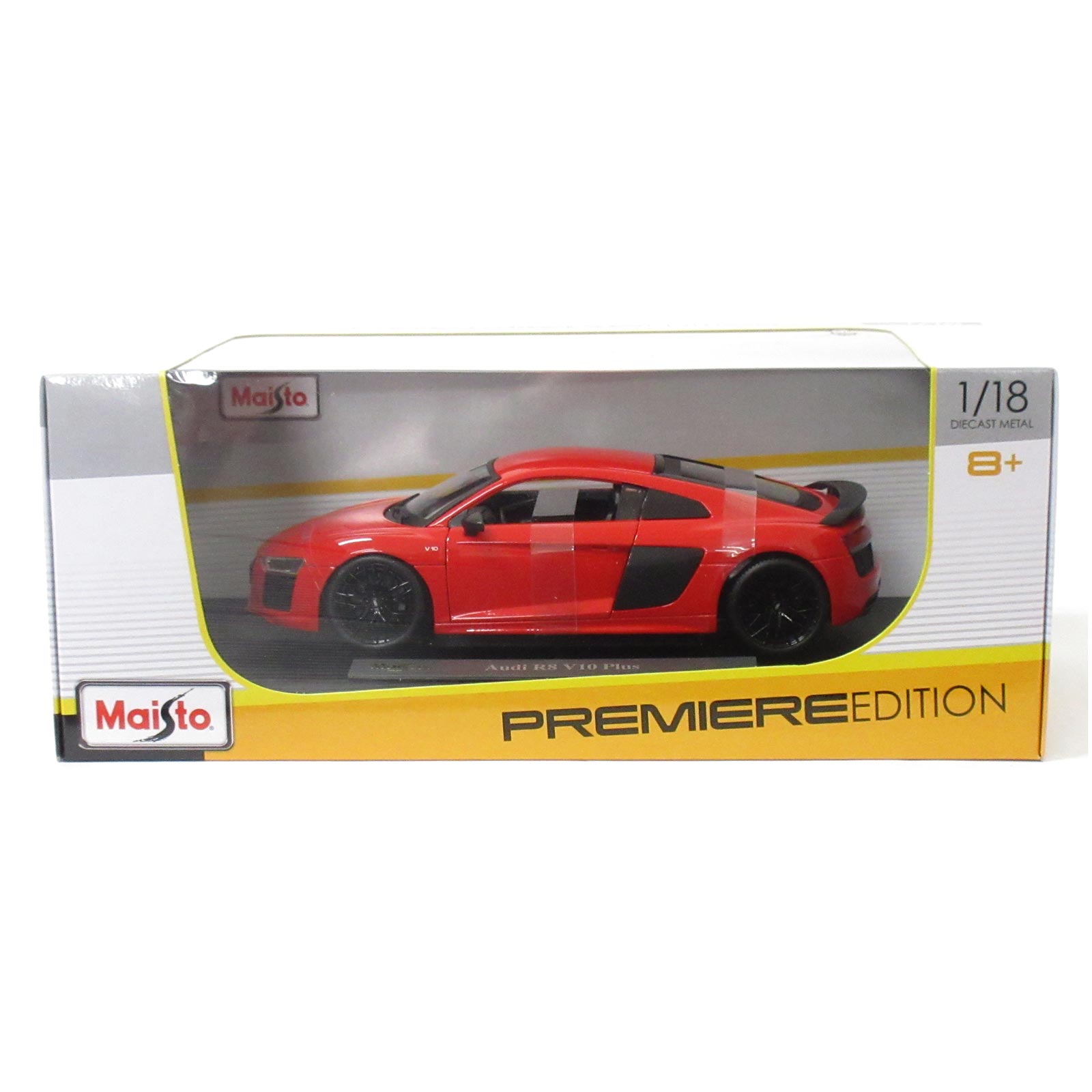 ミニカー＞Maisto ミニカー 1:18 PE アウディR8V10 レッド No.200-104