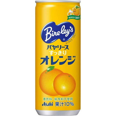 (３ケース)アサヒ バヤリースすっきりオレンジ缶 245g×30本