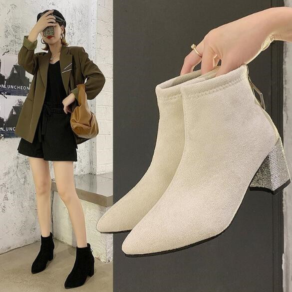 シューズ 靴 ブーツ 尖った 韓国風 気質 レディースファッション オシャレ キラキラ 株式会社 C2jジャパン 問屋 仕入れ 卸 卸売の専門 仕入れならnetsea