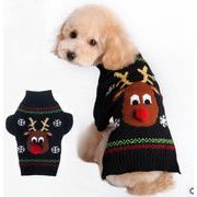 ペット　ペット服　犬服　ニット　サンタクロース　犬　小型犬　クリスマス雰囲気
