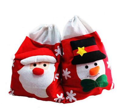 クリスマスグッズ　　プレゼント袋　サンタクロース　ラッピング　サンタ袋　巾着袋
