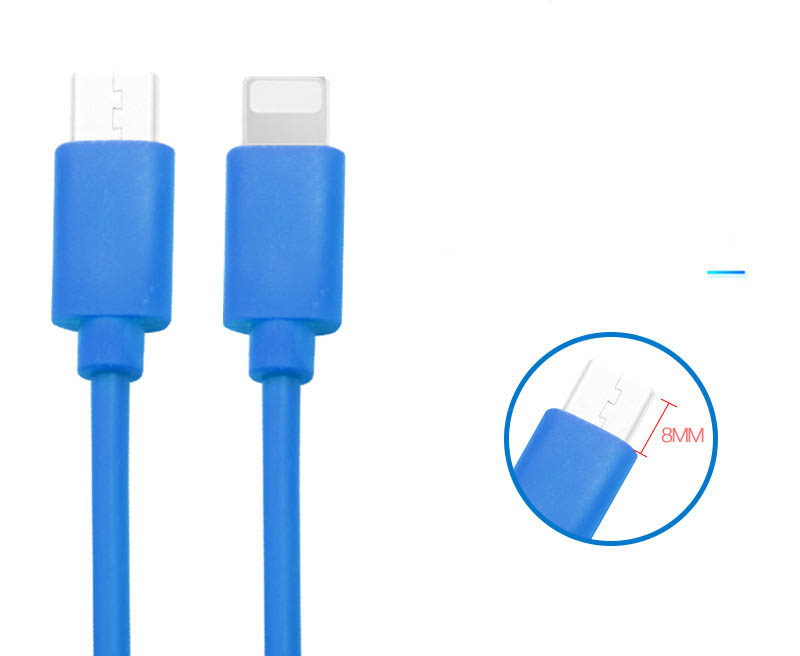 スマホ 充電ケーブル カラフル iPhone usb-c micro-usb XR XS MAX PVC