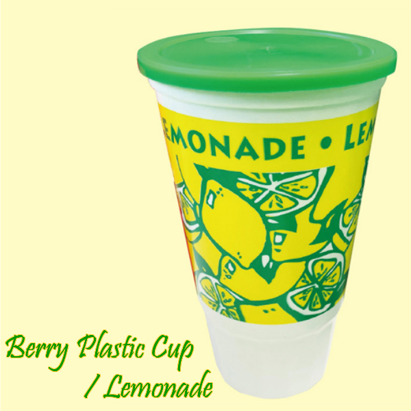 BERRY PLASTIC CUP / LEMONADE 【ベリー プラスティックカップ レモネード】