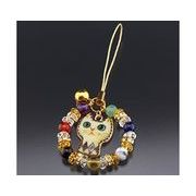 ネコ幸福の環ストラップ