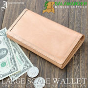 ボンデッドレザー 二つ折り長財布 サラマンダー社コラボ限定品 IG-702 メンズ財布